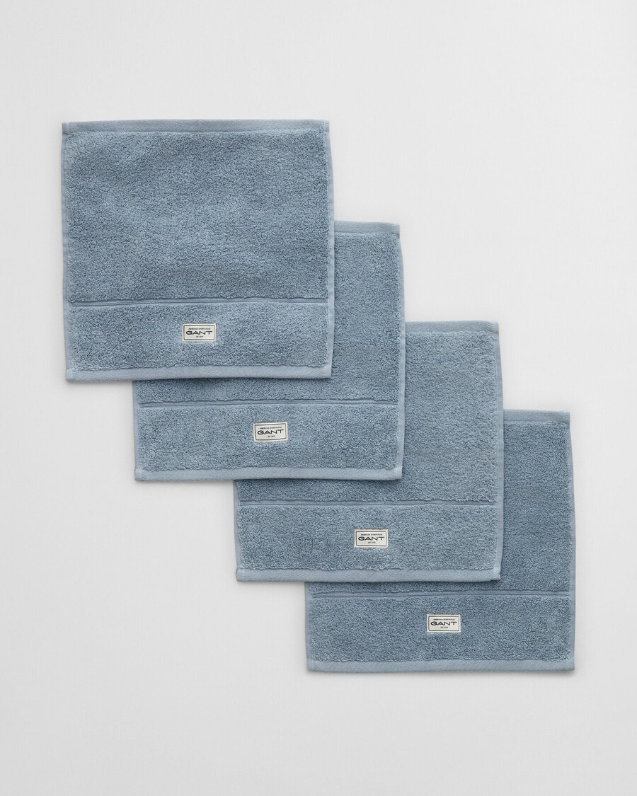 paquete de 4 toallas premium de 30 x 30 cm - ondas