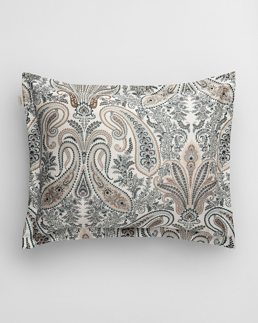 funda de almohada key west paisley - tartán verde