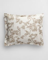funda de almohada con estampado de Árboles - beige topo