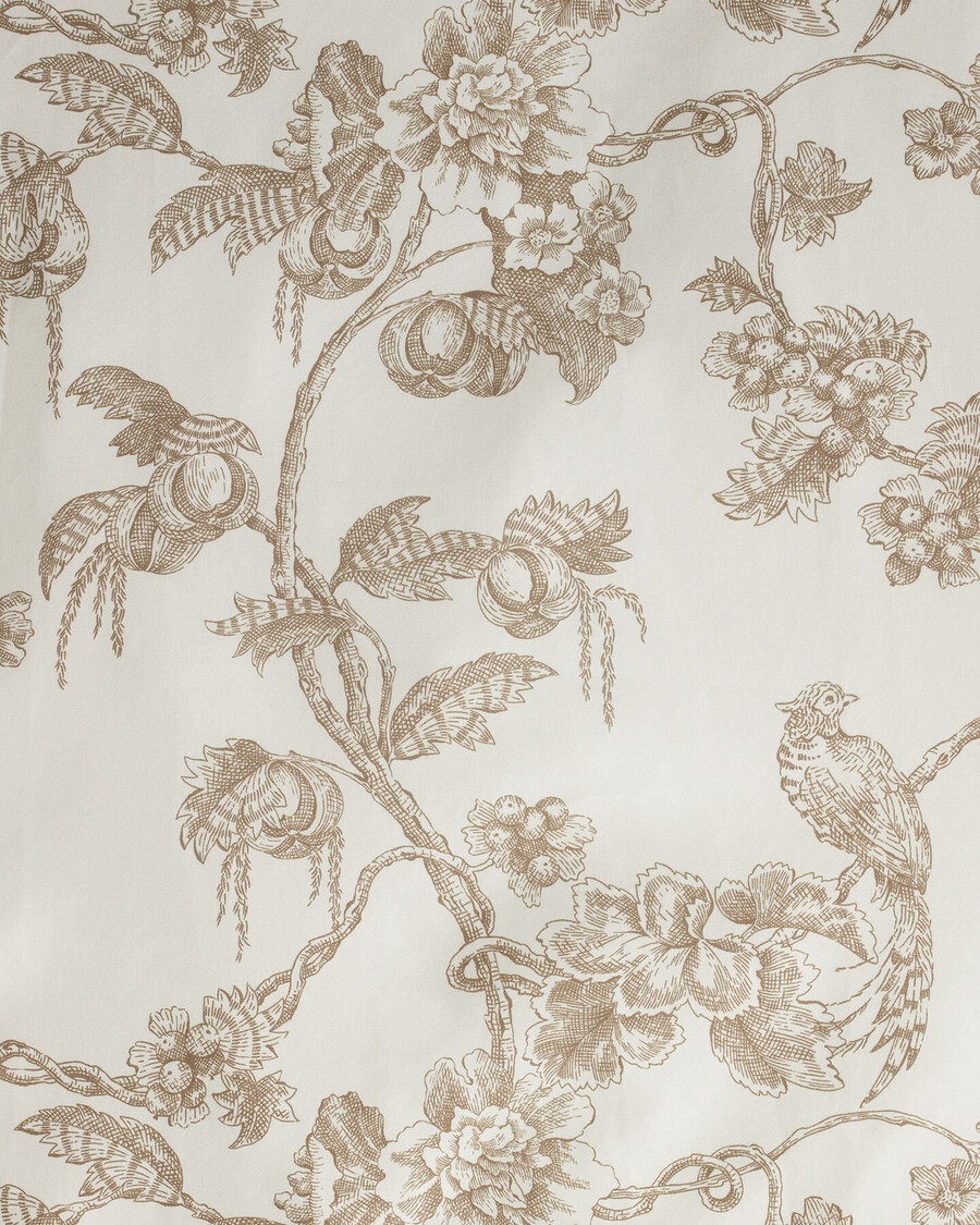 edredón doble con estampado de Árboles - beige topo