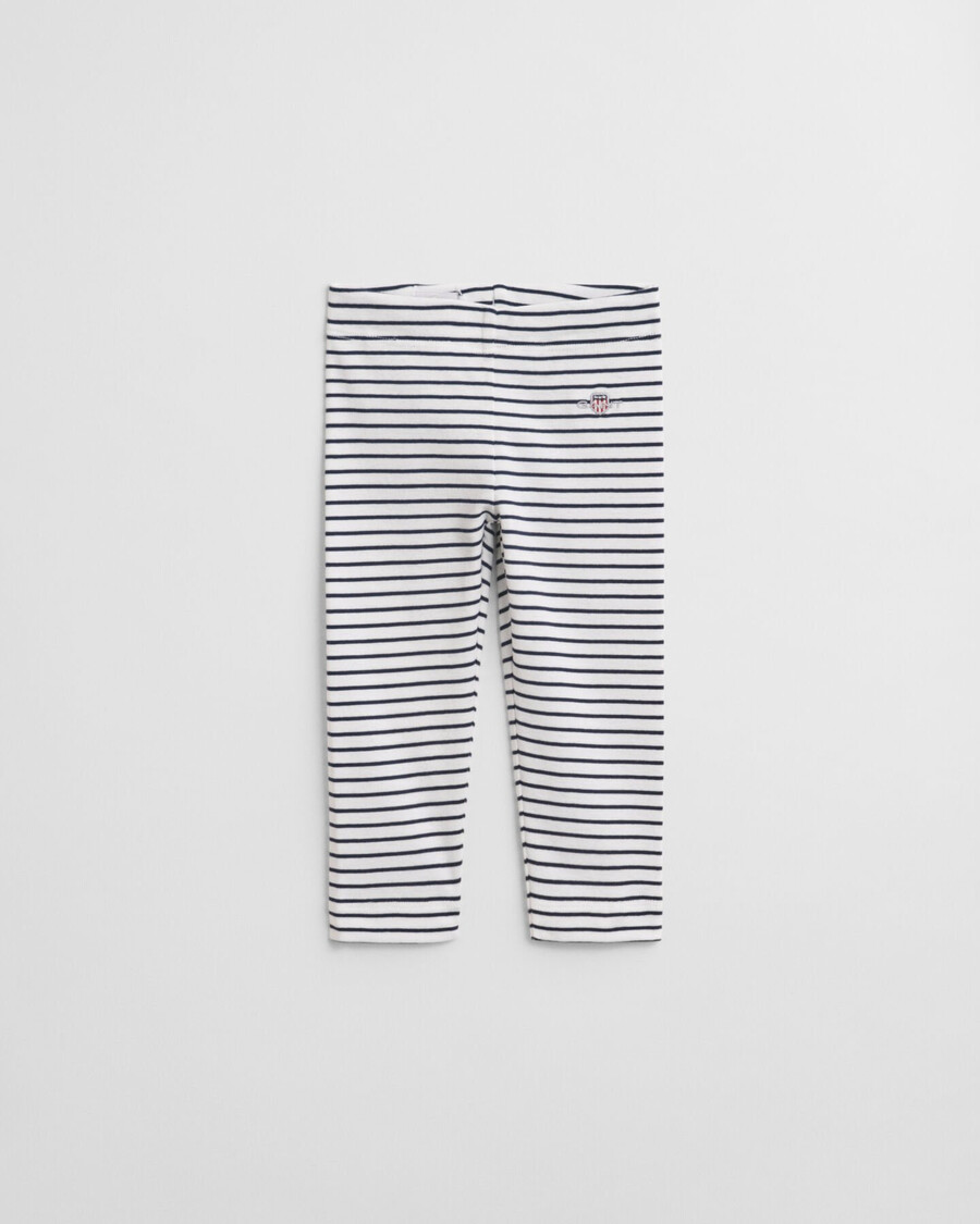 leggings de rayas baby shield - blanco
