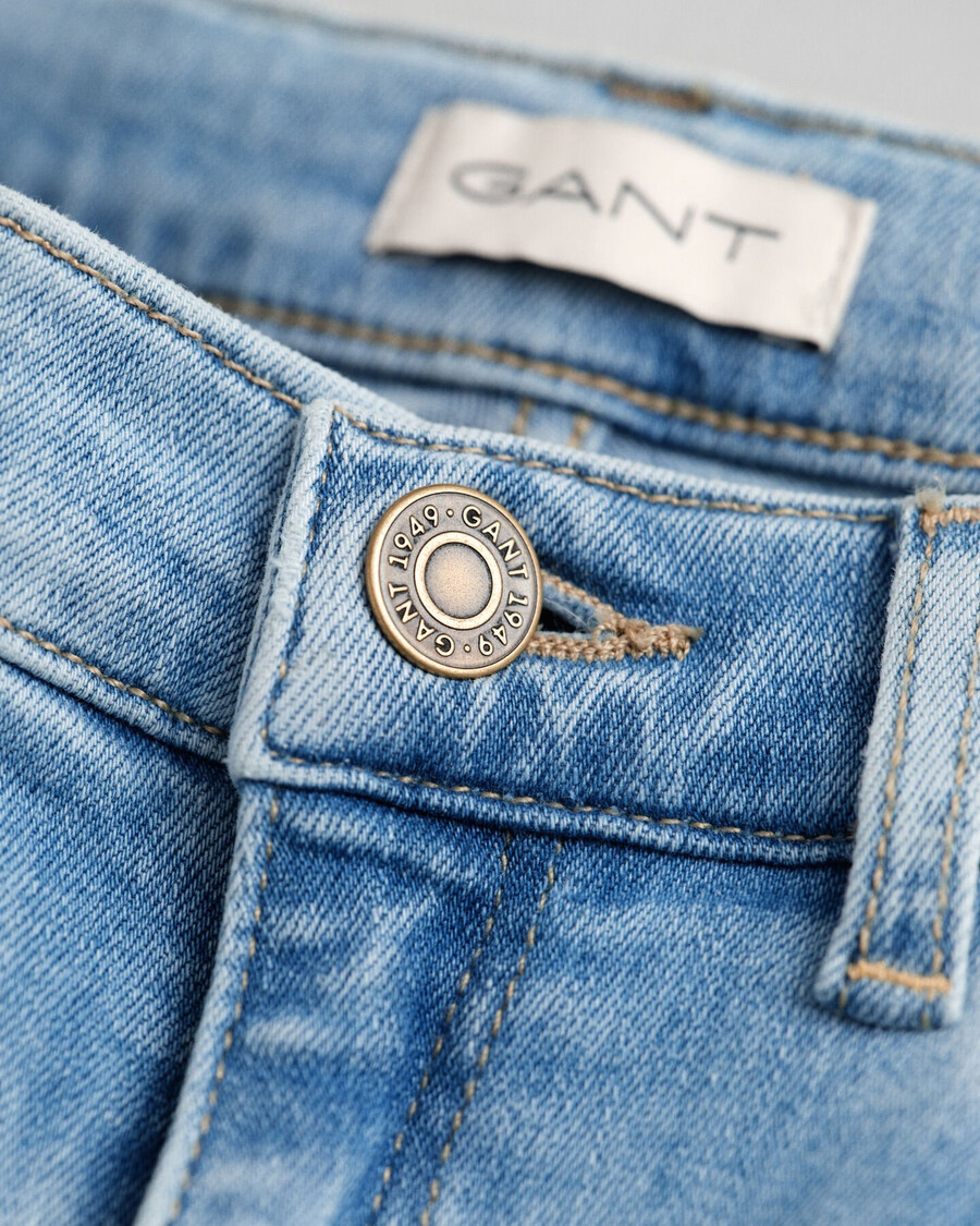 vaqueros bootcut para chicas adolescentes - azul claro
