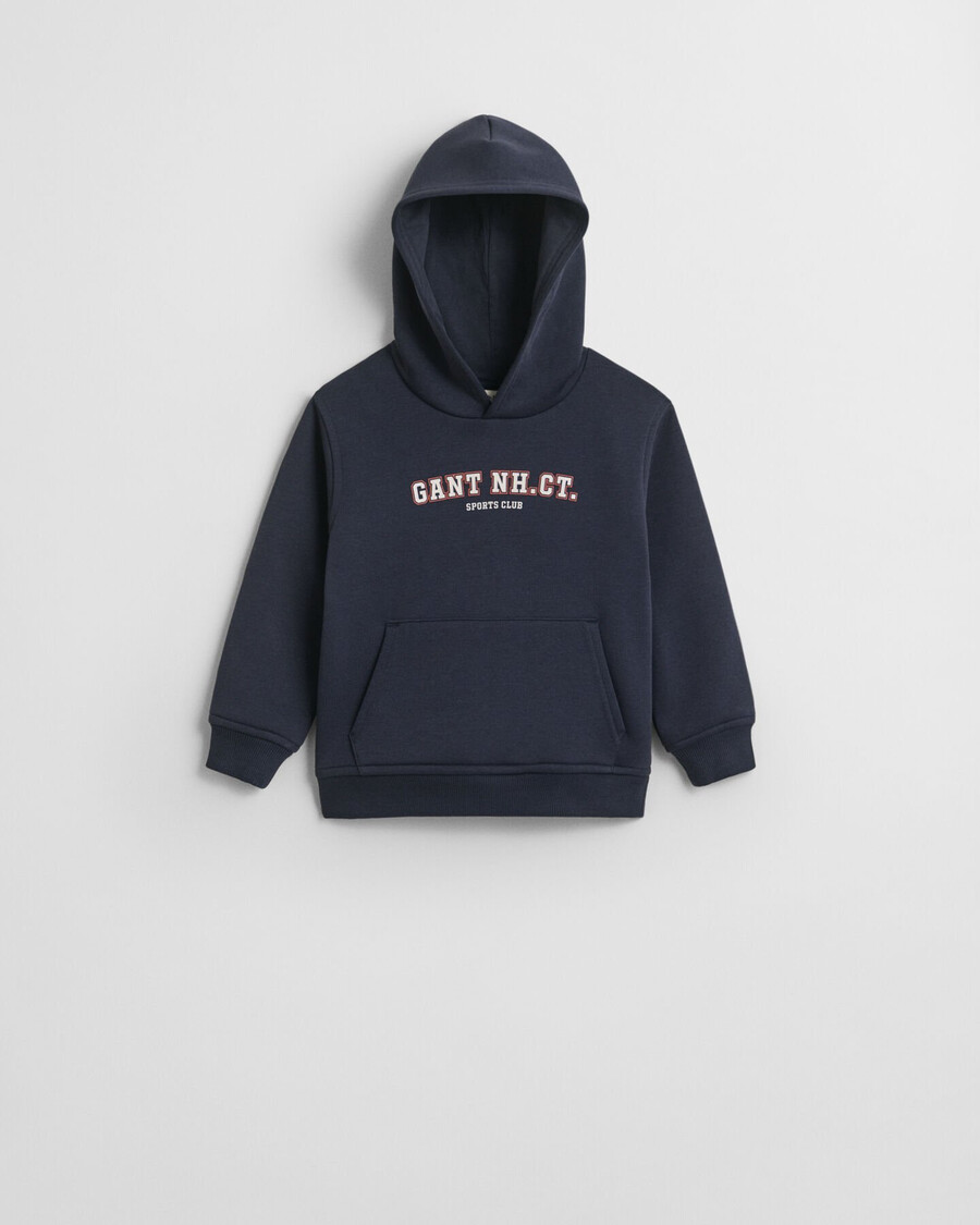 sudadera con capucha gráfica para niños - azul noche