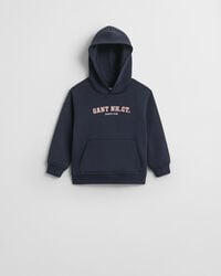 sudadera con capucha gráfica para niños - azul noche