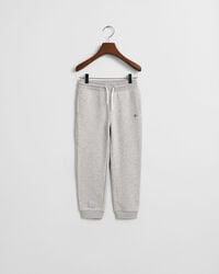 pantalones deportivos kids shield - gris claro melange