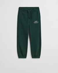 pantalones deportivos con estampado para niños - verde tartán