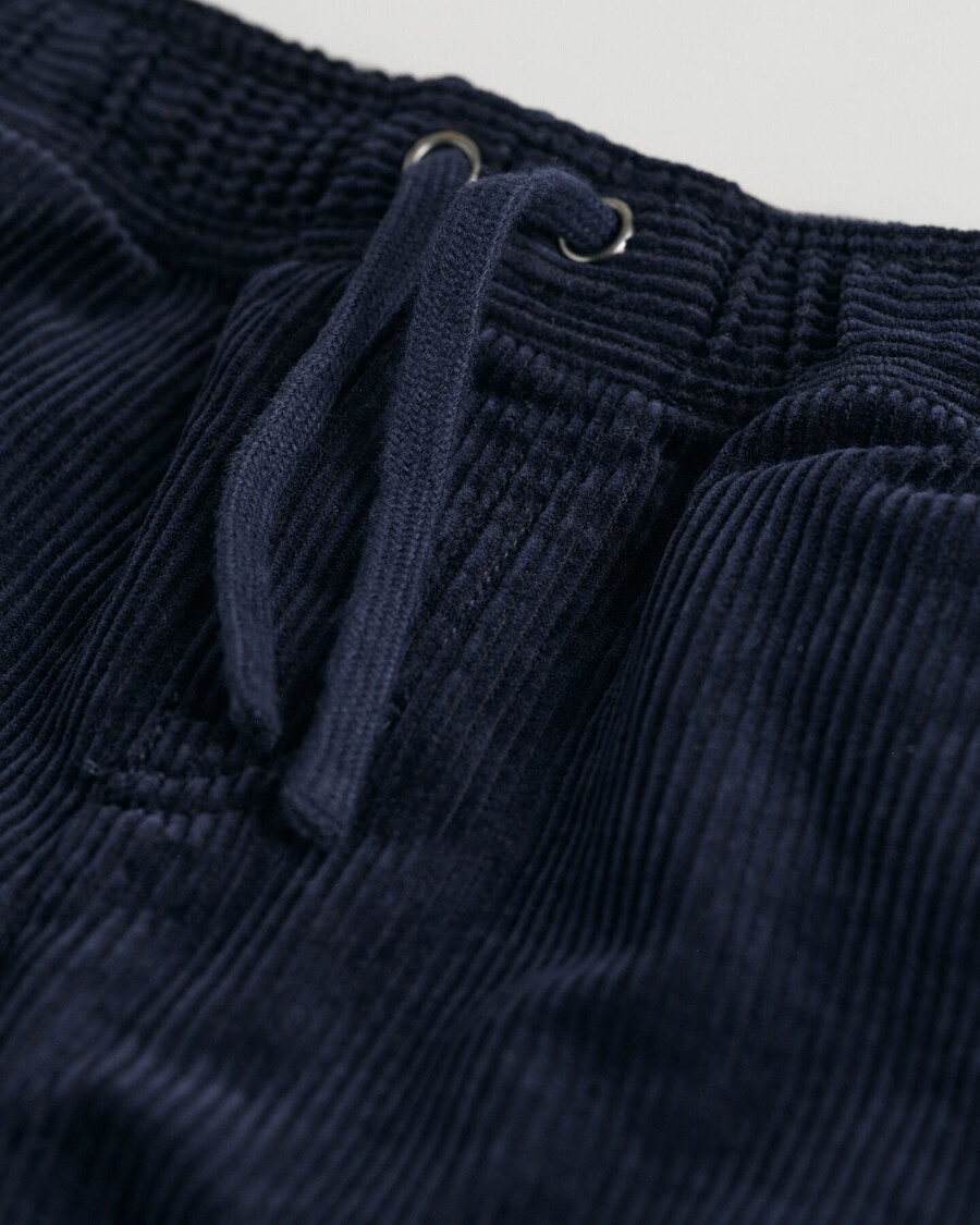 pantalones de pana para niños - azul noche
