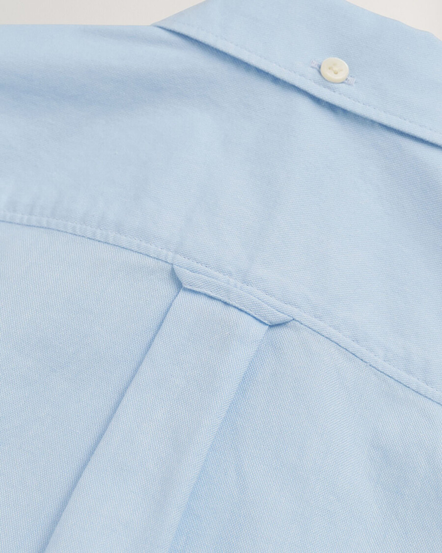 camisa oxford kids shield - azul capri