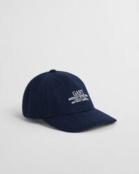 gorra melton con estampado gráfico para niños - azul noche
