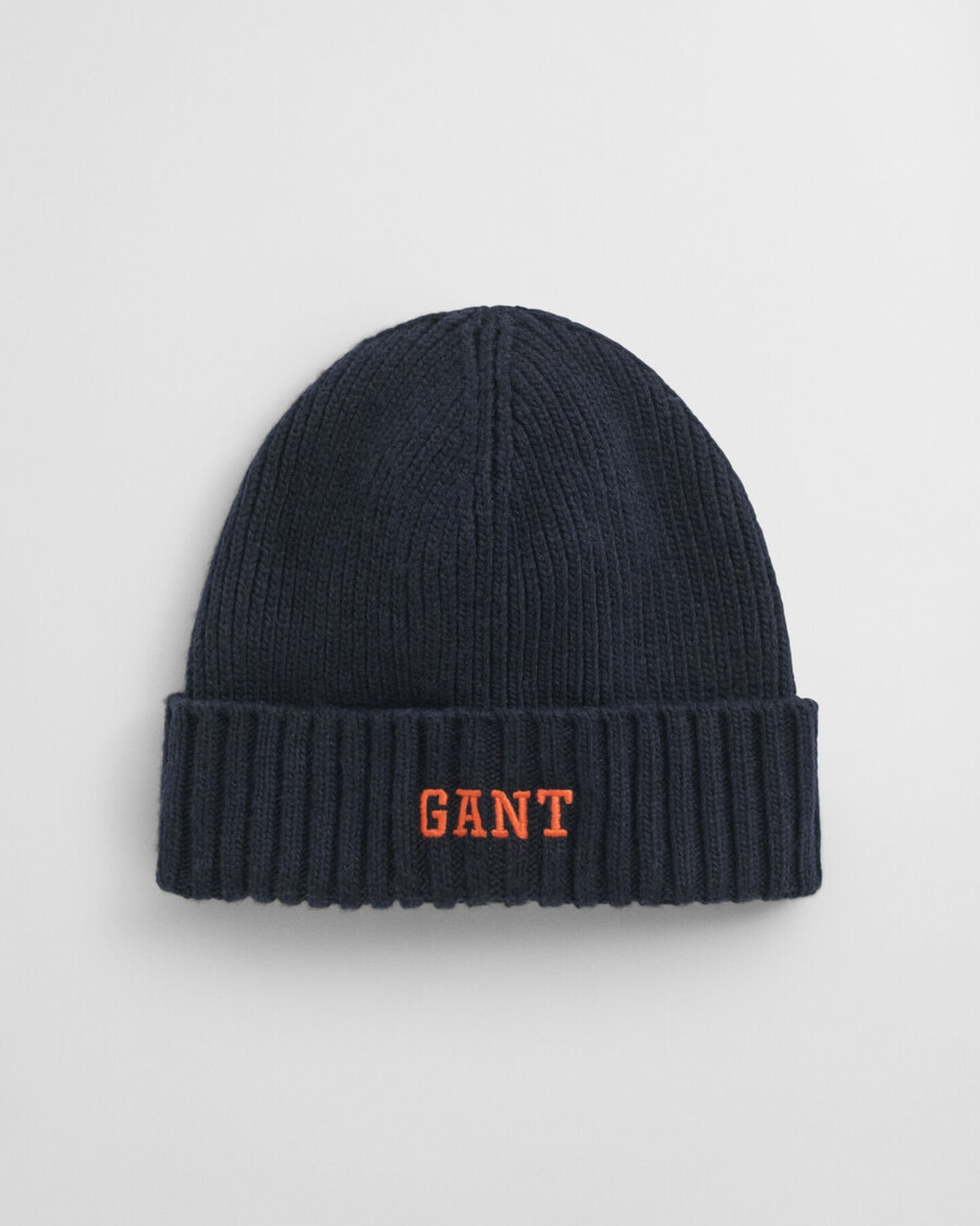 gorro de algodón con estampado para niños - azul noche