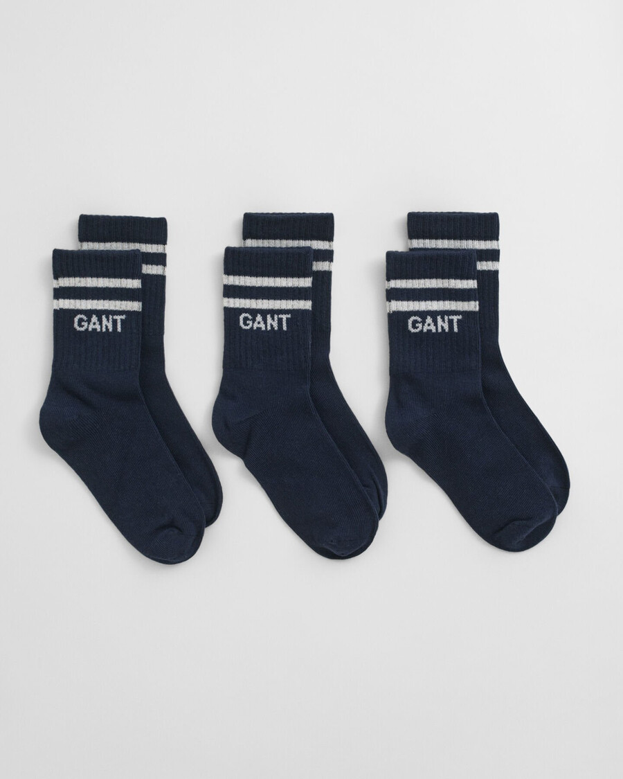 calcetines deportivos para niños paquete de 3 - azul noche