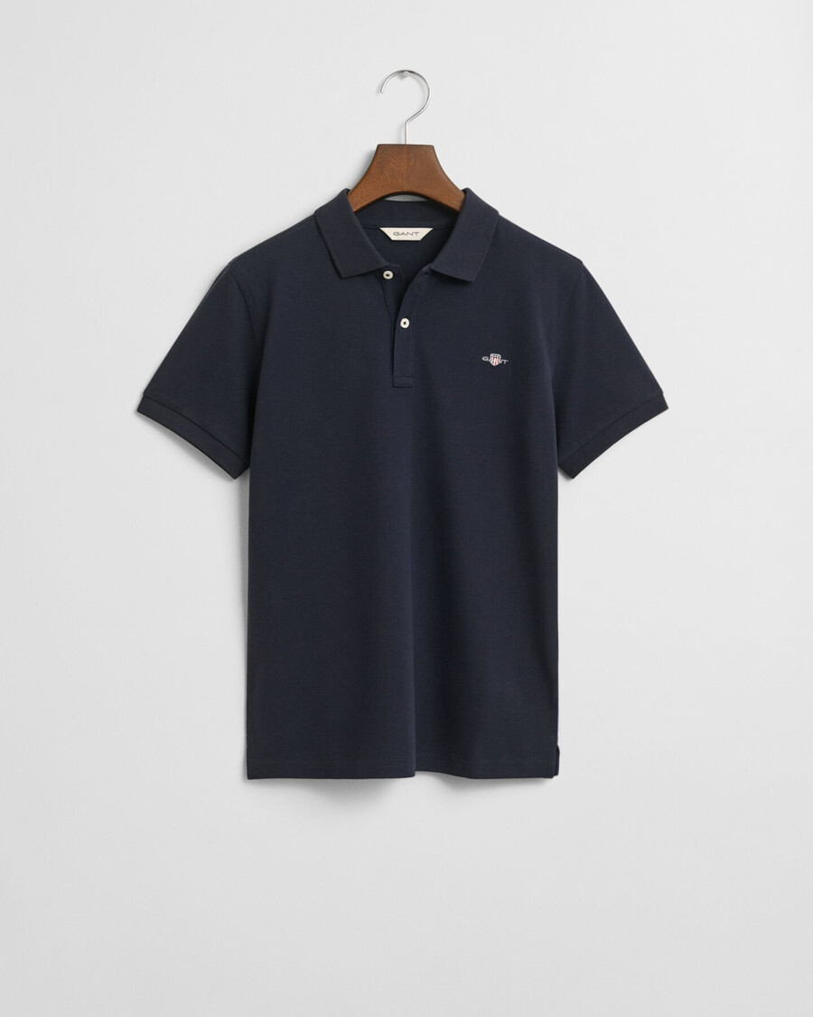 polo de piqué teens shield - azul noche
