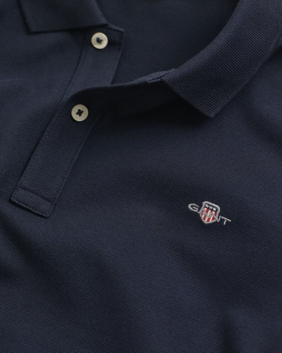 polo de piqué teens shield - azul noche