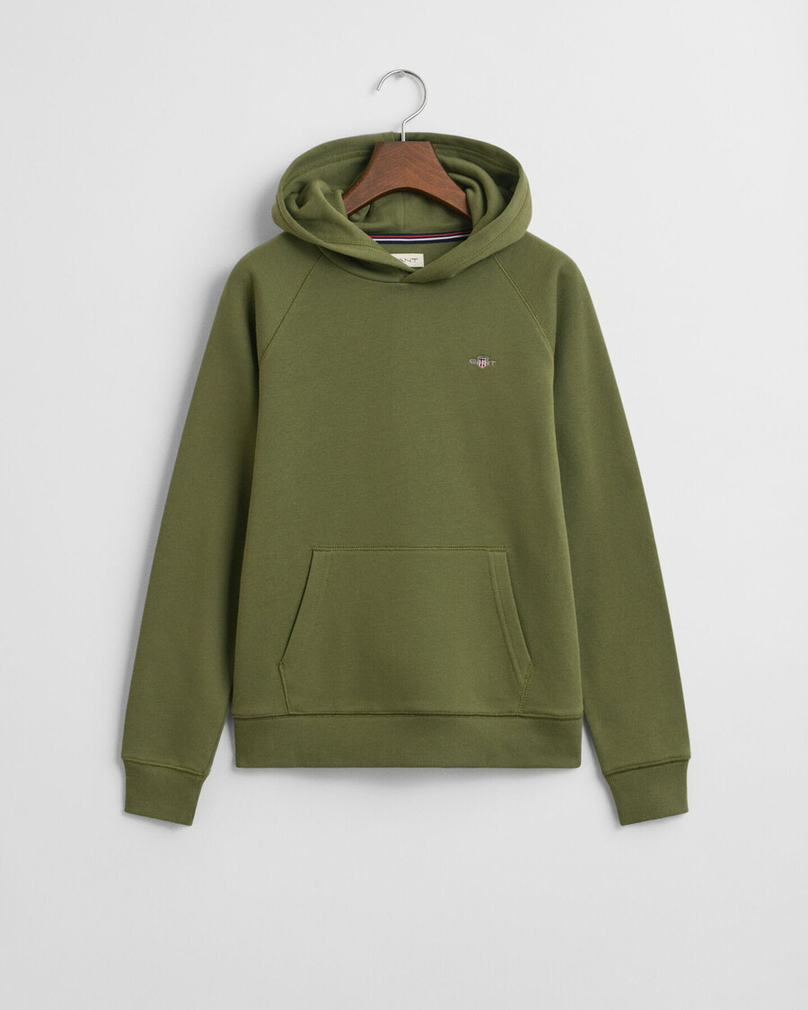 sudadera con capucha teens shield - verde oliva