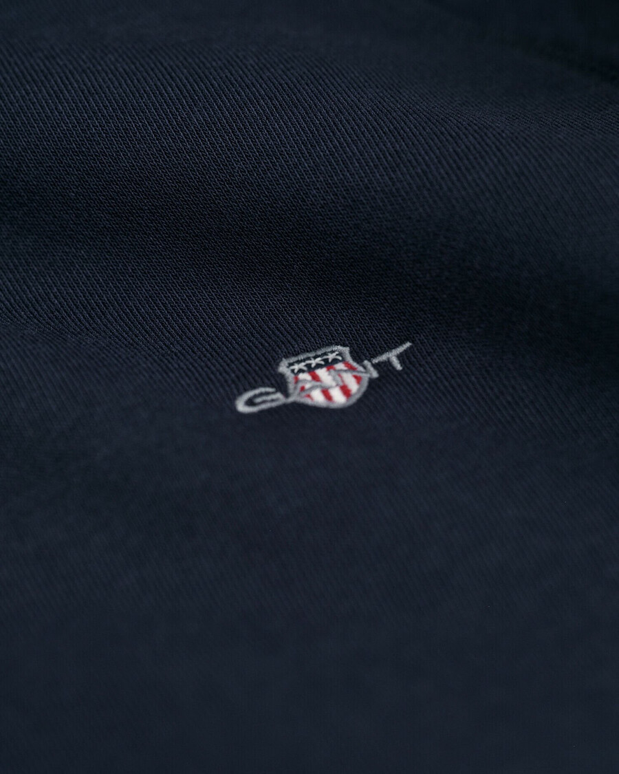 sudadera con capucha teens shield - azul noche