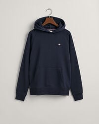 sudadera con capucha teens shield - azul noche