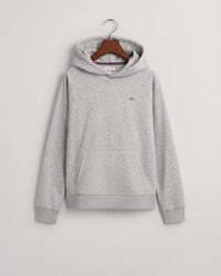 sudadera con capucha teens shield - gris claro melange