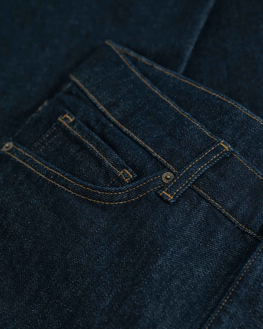 vaqueros rectos para adolescentes - azul oscuro