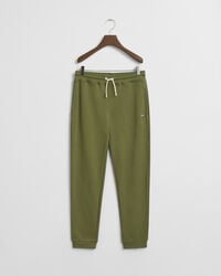 pantalones deportivos con escudo para niños adolescentes - verde oliva