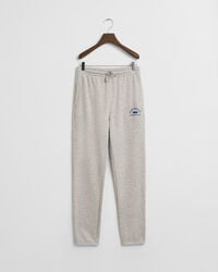 pantalones deportivos con estampado para adolescentes - gris claro melange