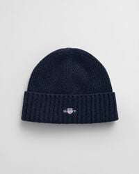 gorro de lana teens shield - azul noche