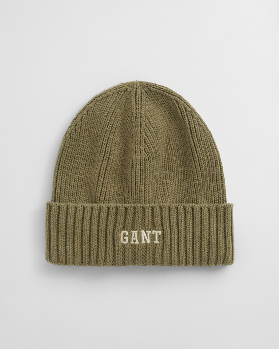 gorro de algodón con estampado para adolescentes - verde oliva