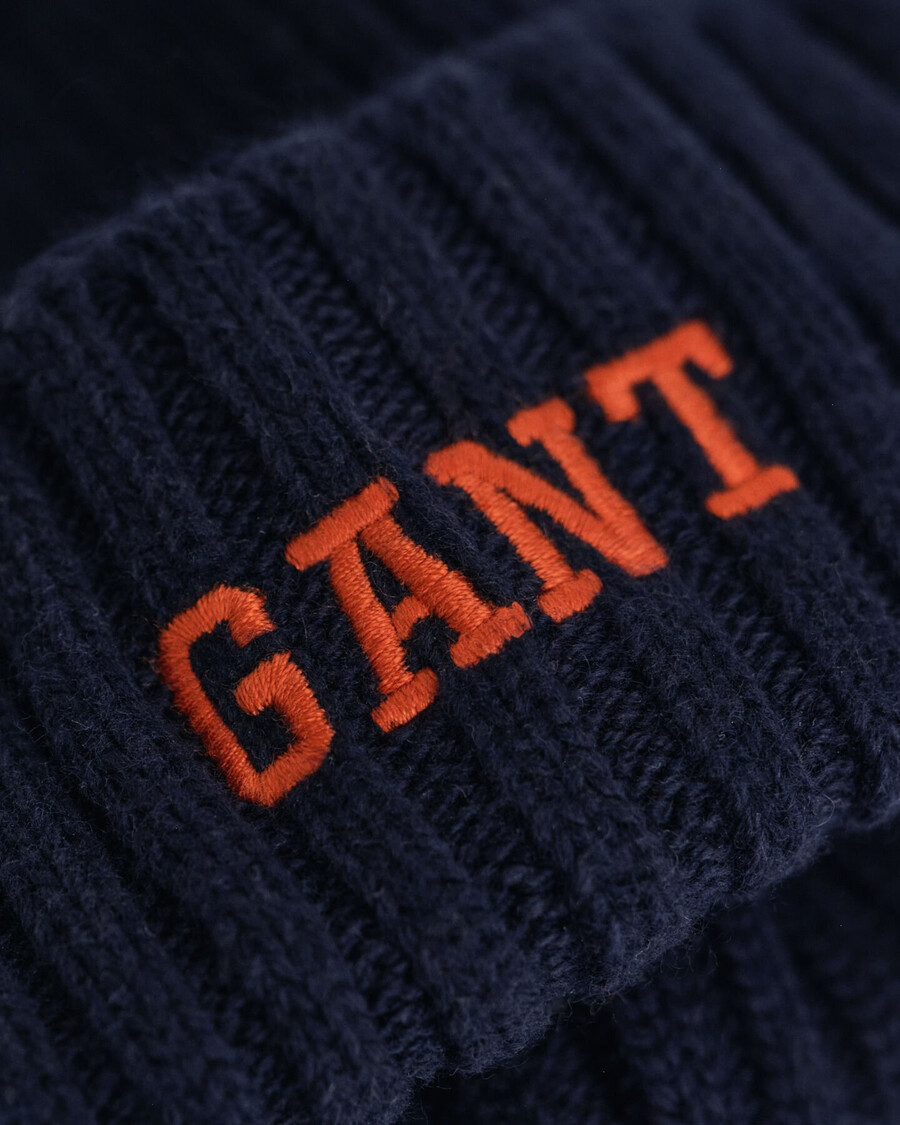 gorro de algodón con estampado para adolescentes - azul noche