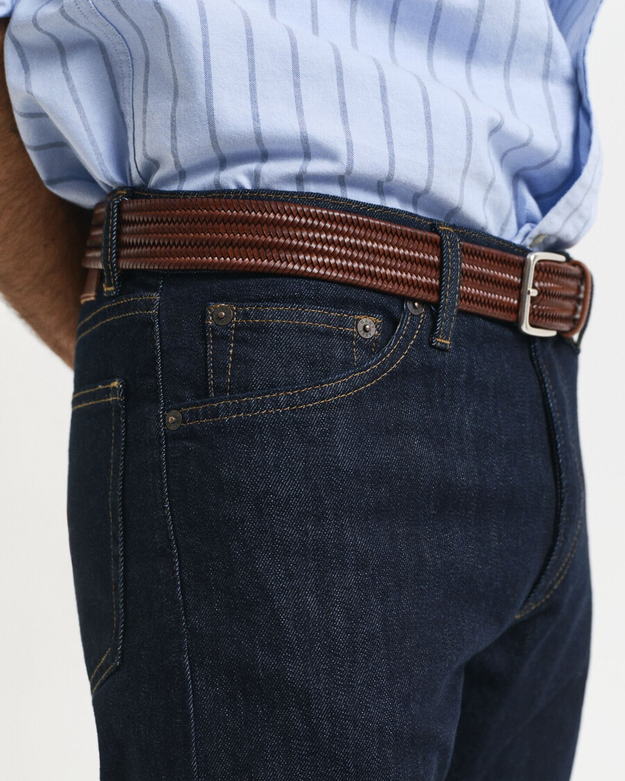vaqueros de corte regular - azul oscuro