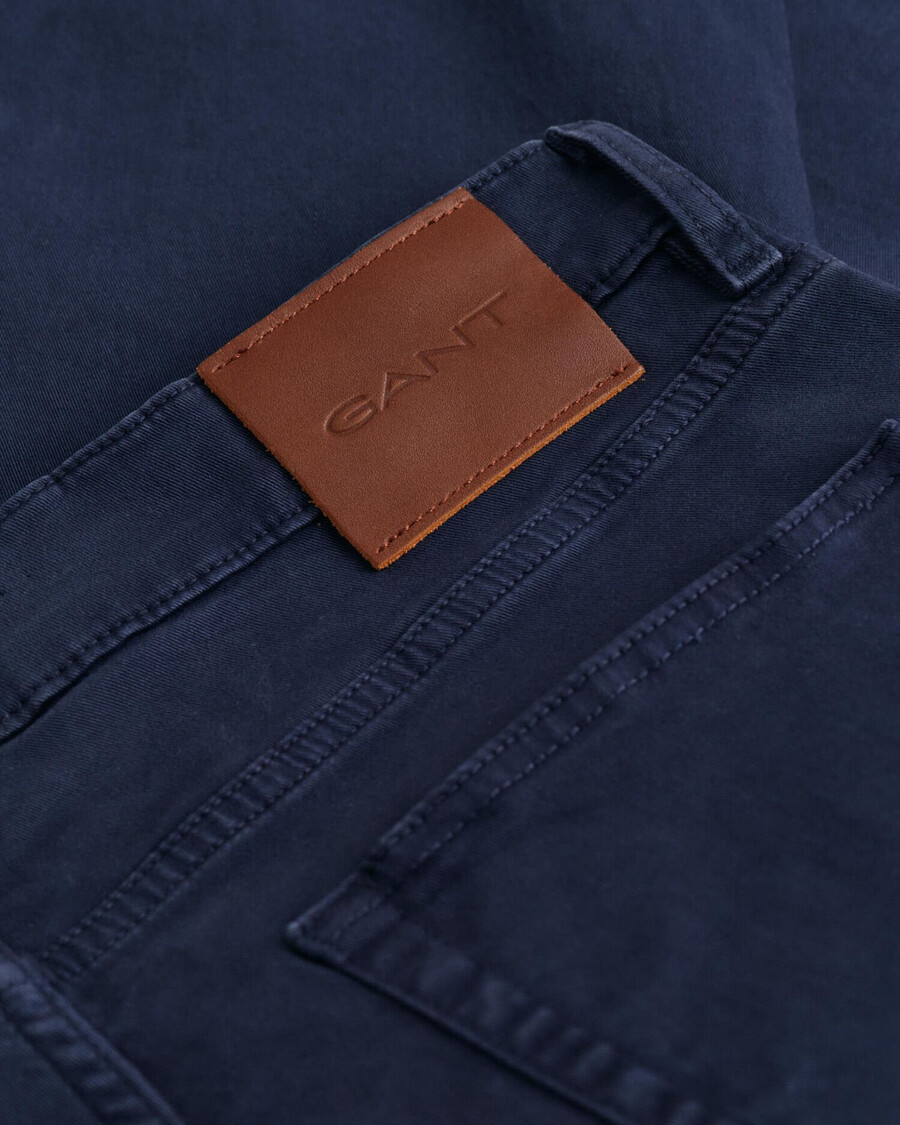vaqueros desert de corte regular - azul marino
