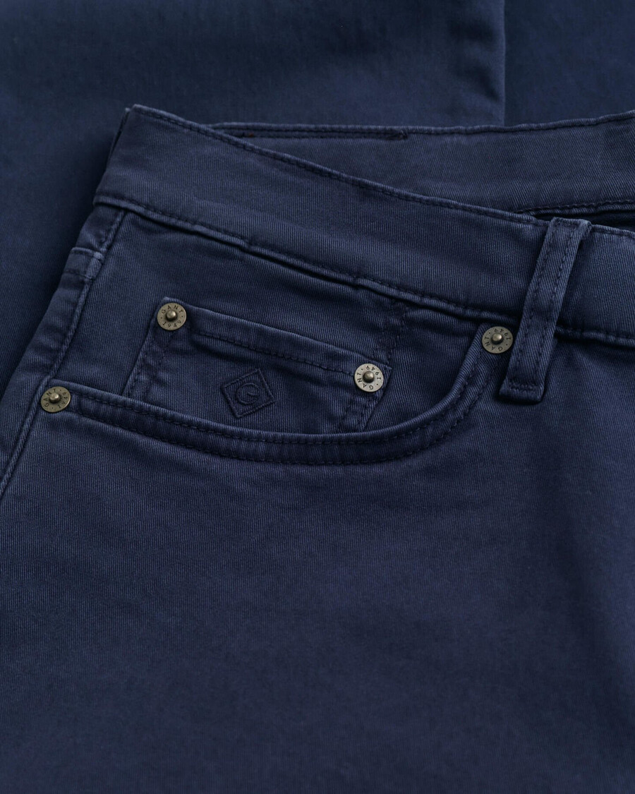 vaqueros desert de corte regular - azul marino