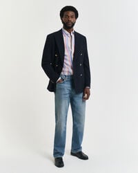 vaqueros rectos - azul semiclaro vintage