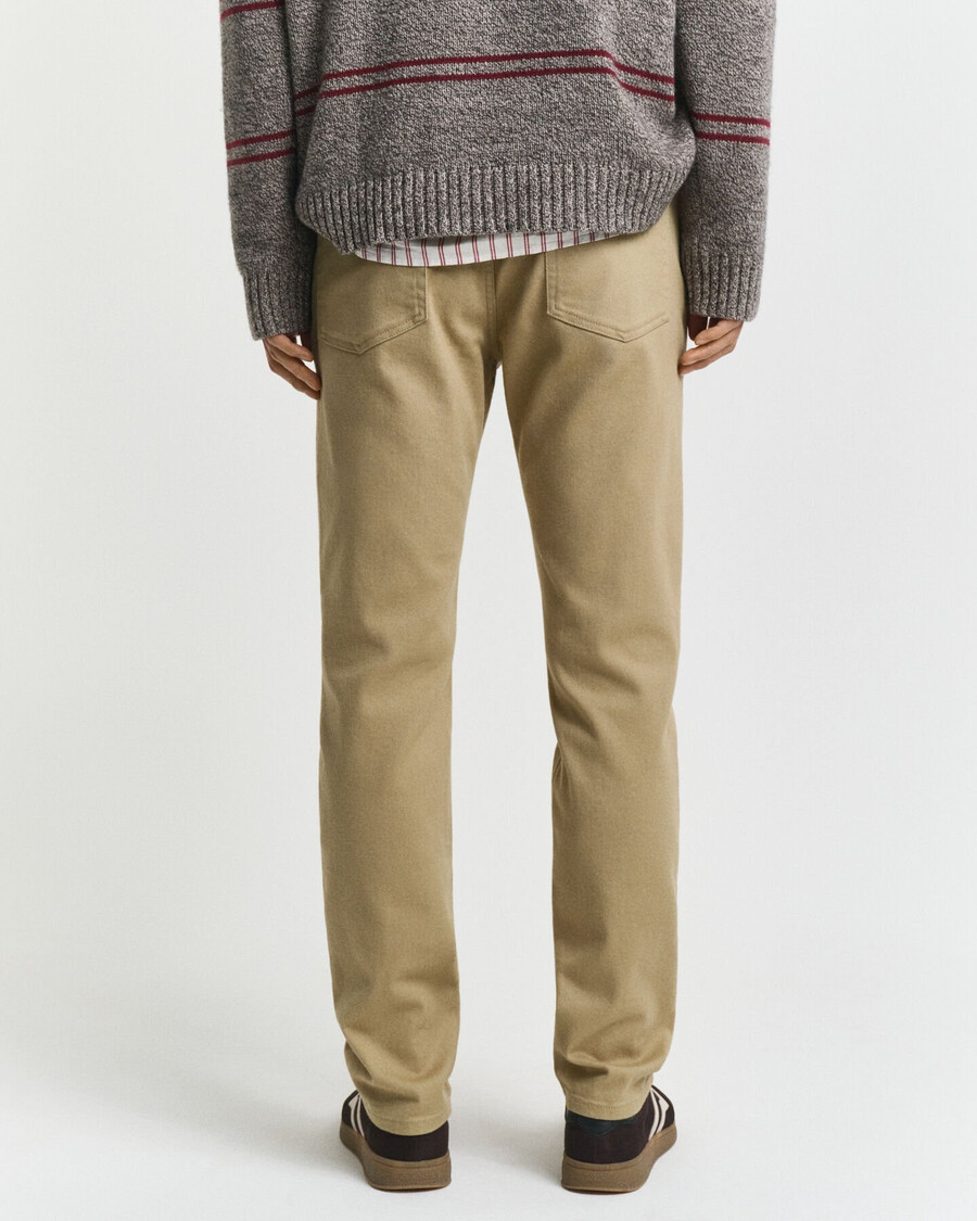 vaqueros de sarga suave de corte regular - beige madera