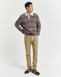 vaqueros de sarga suave de corte regular - beige madera