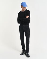 pantalones chinos ajustados - negro