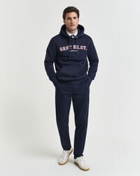chinos de corte regular - azul marino
