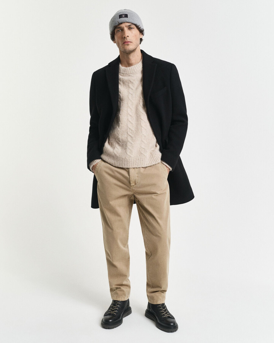 chinos de corte regular y cónico surplus - taupe claro