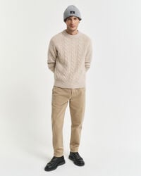 chinos de corte regular y cónico surplus - taupe claro