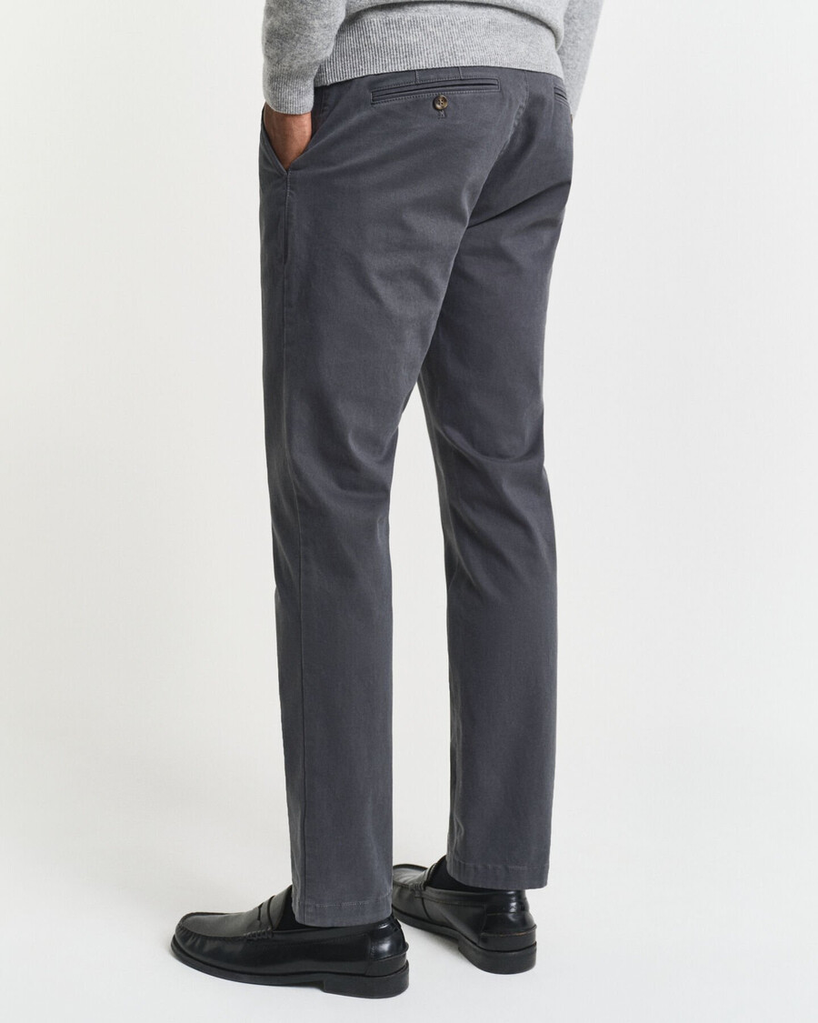 pantalones chinos ajustados y súper cómodos - antracita