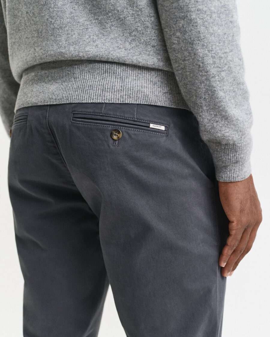 pantalones chinos ajustados y súper cómodos - antracita