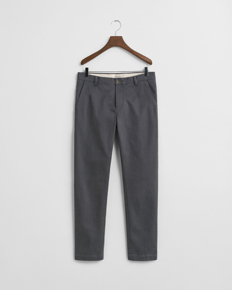 pantalones chinos ajustados y súper cómodos - antracita