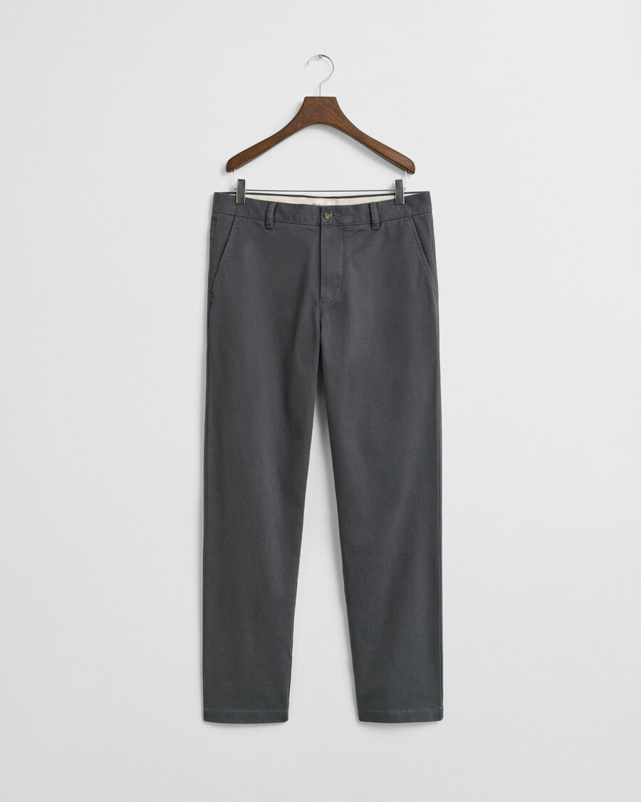 chinos súper cómodos de corte regular - antracita