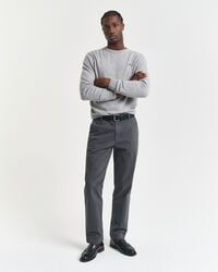 chinos súper cómodos de corte regular - antracita