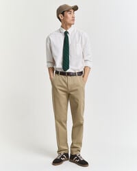 chinos súper cómodos de corte regular - caqui oscuro