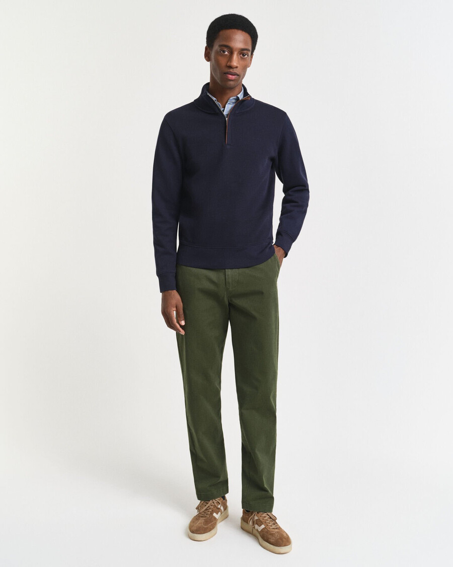 chinos súper cómodos de corte regular - verde campestre