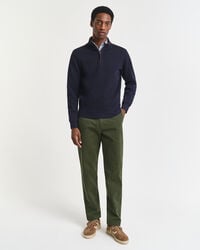 chinos súper cómodos de corte regular - verde campestre