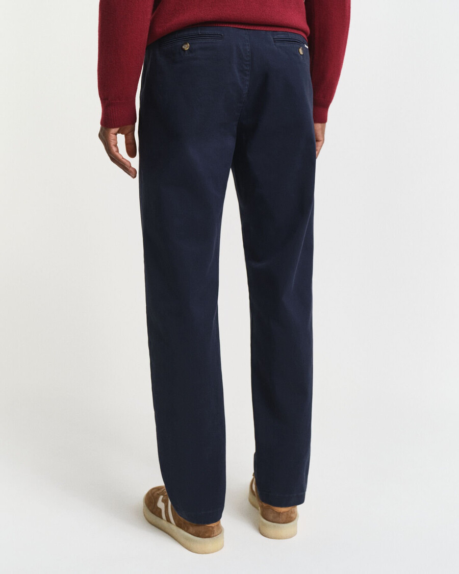 chinos súper cómodos de corte regular - azul noche