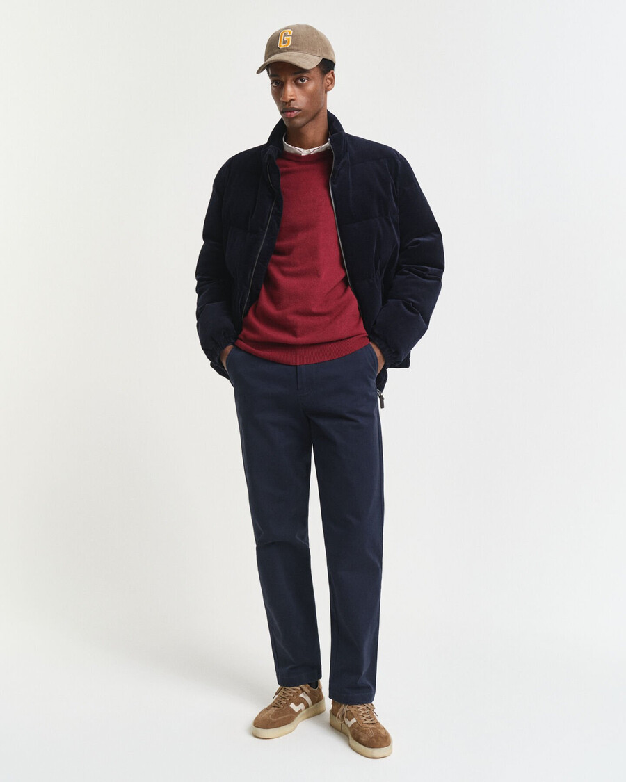 chinos súper cómodos de corte regular - azul noche