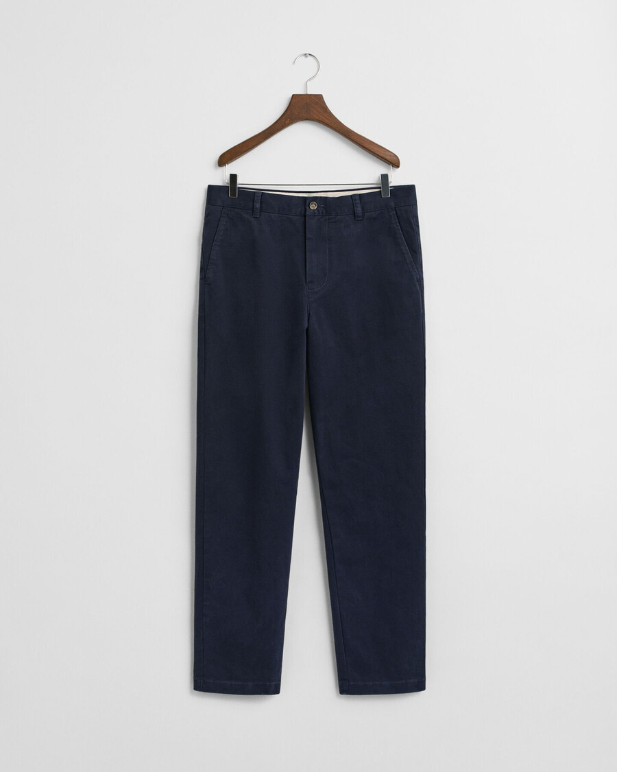 chinos súper cómodos de corte regular - azul noche