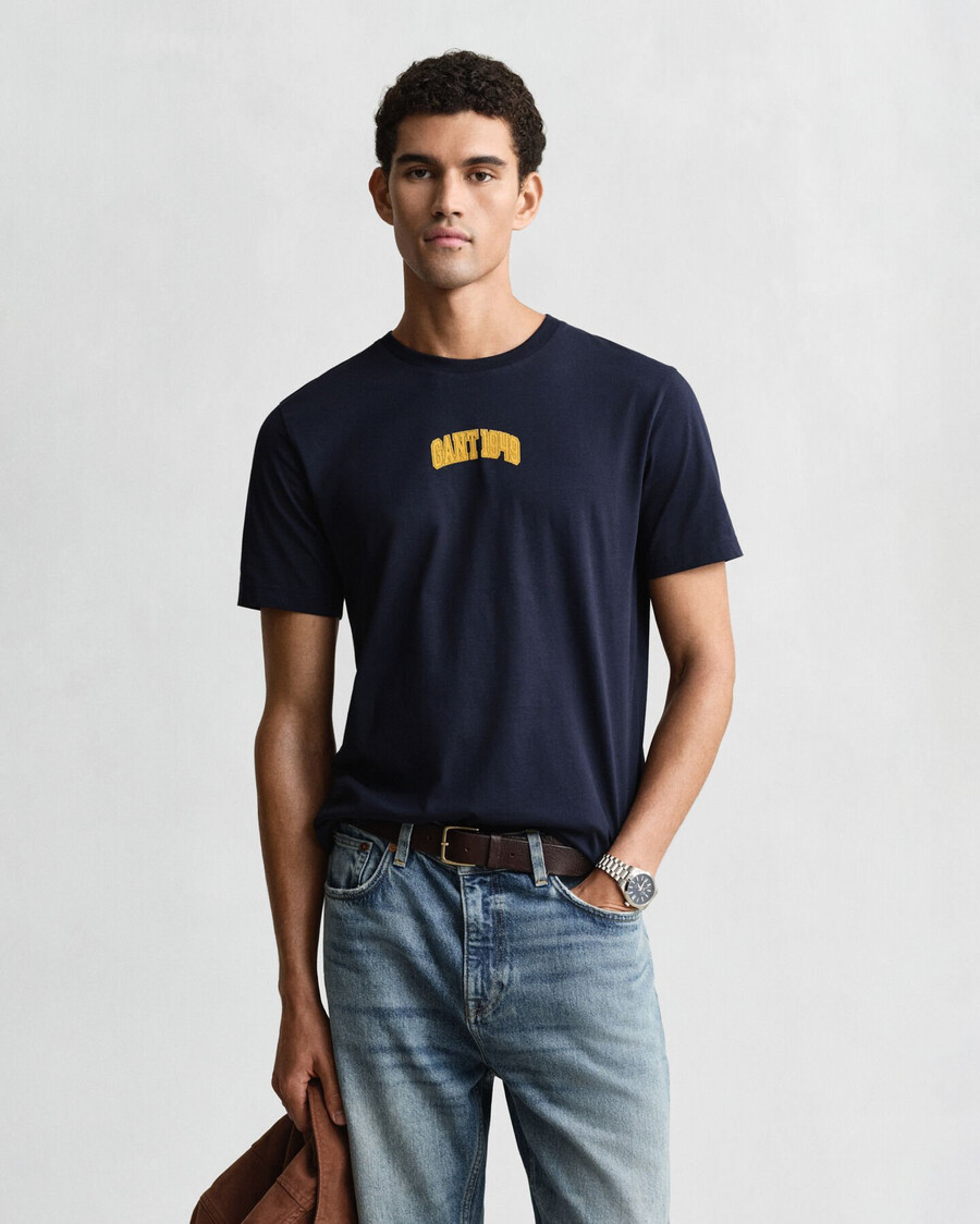 camiseta gráfica de 1949 - azul noche