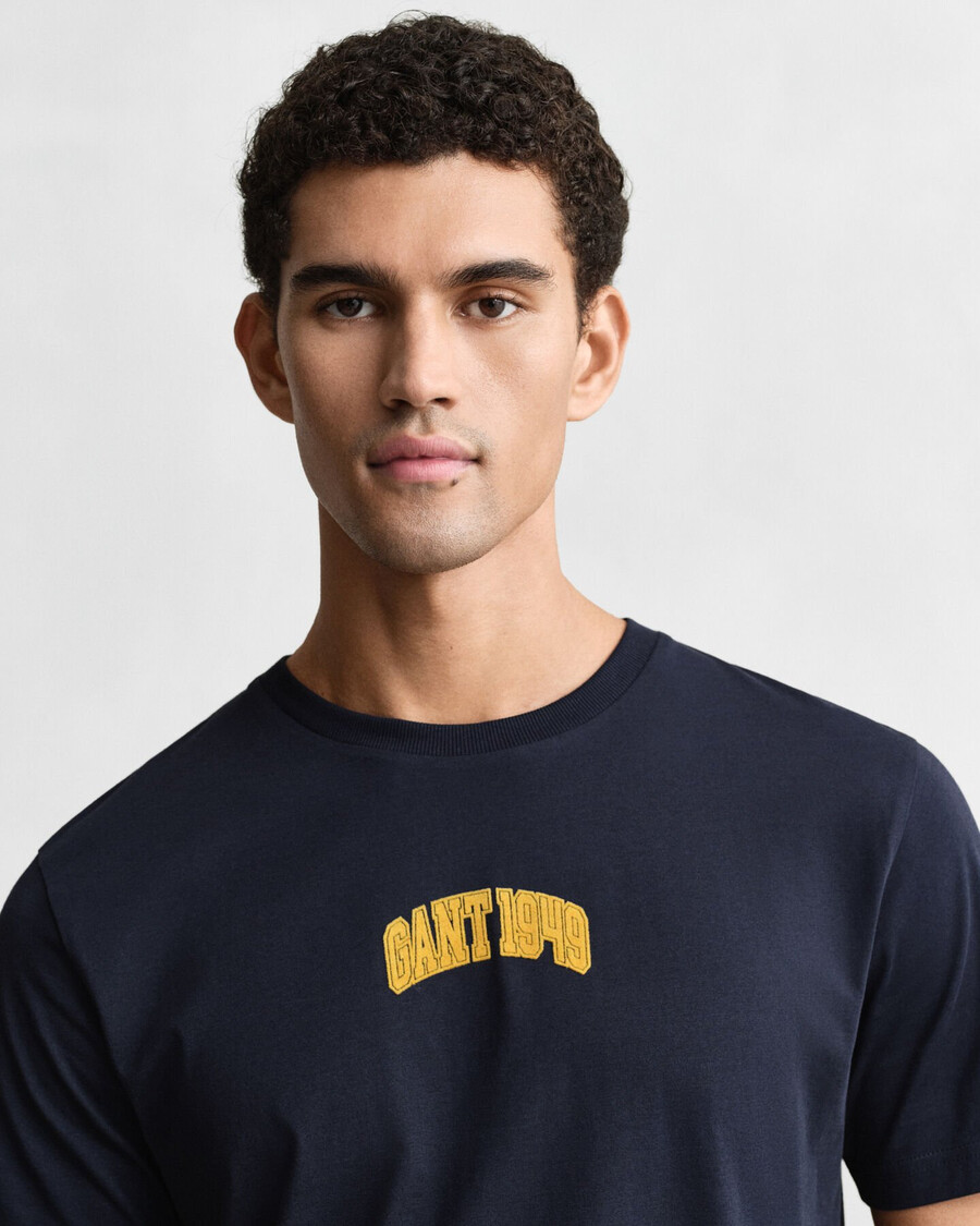camiseta gráfica de 1949 - azul noche
